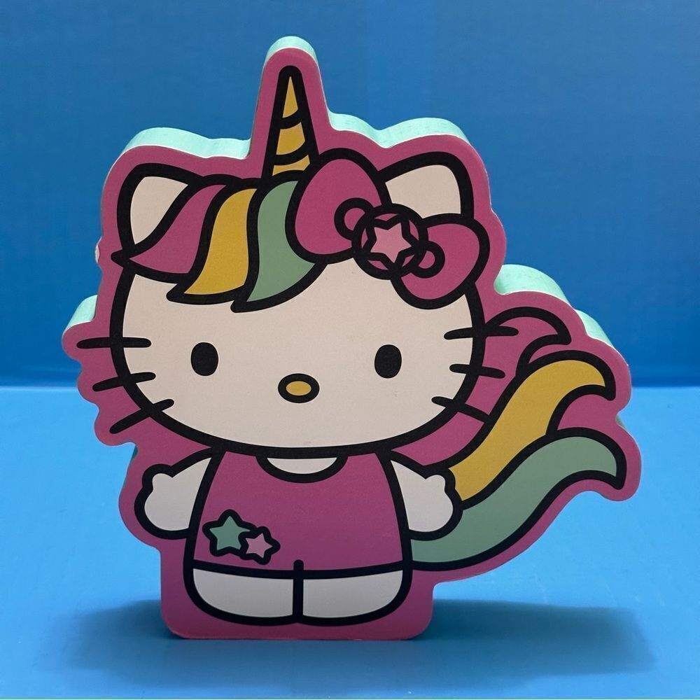 Hello Kitty unicorn Wood Decor